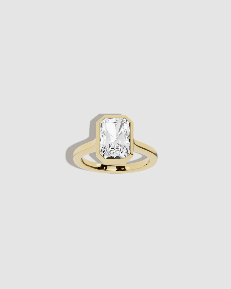 Jennifer Fisher Jennifer Fisher Lab Diamond Radiant Cut Anniversary Ring 18K Yellow Gold / 7 / 8.00ct | Thumbnail 2 Jennifer Fisher Jennifer Fisher Lab Diamond Radiant Cut Anniversary Ring 18K Yellow Gold / 7 / 8.00ct | Thumbnail 2
