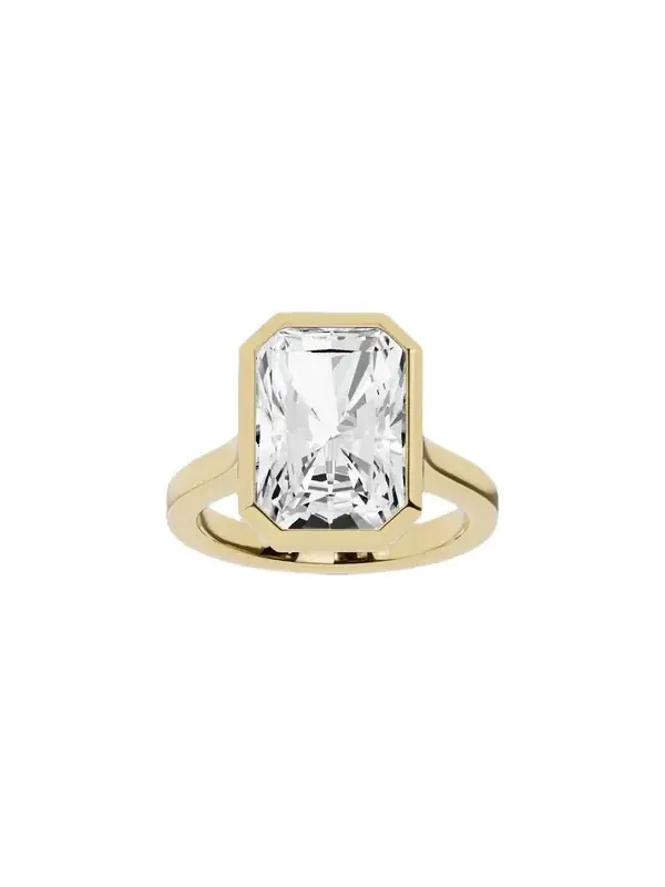 Jennifer Fisher Lab Diamond Radiant Cut Anniversary Ring 18K Yellow Gold / 7 / 8.00ct