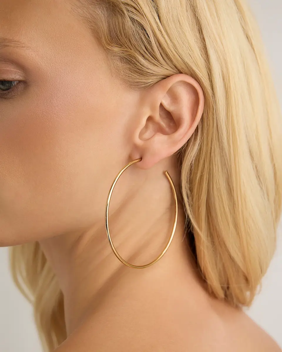 Jennifer Fisher Jennifer Fisher 2.5 Thread Hoops Yellow | Thumbnail 2 Jennifer Fisher Jennifer Fisher 2.5 Thread Hoops Yellow | Thumbnail 2