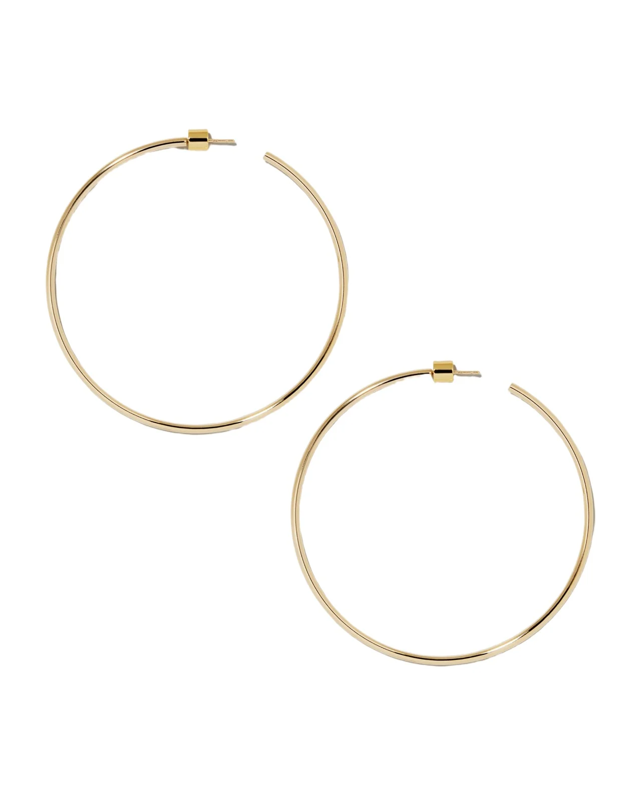 Jennifer Fisher 2.5 Thread Hoops Yellow Gold