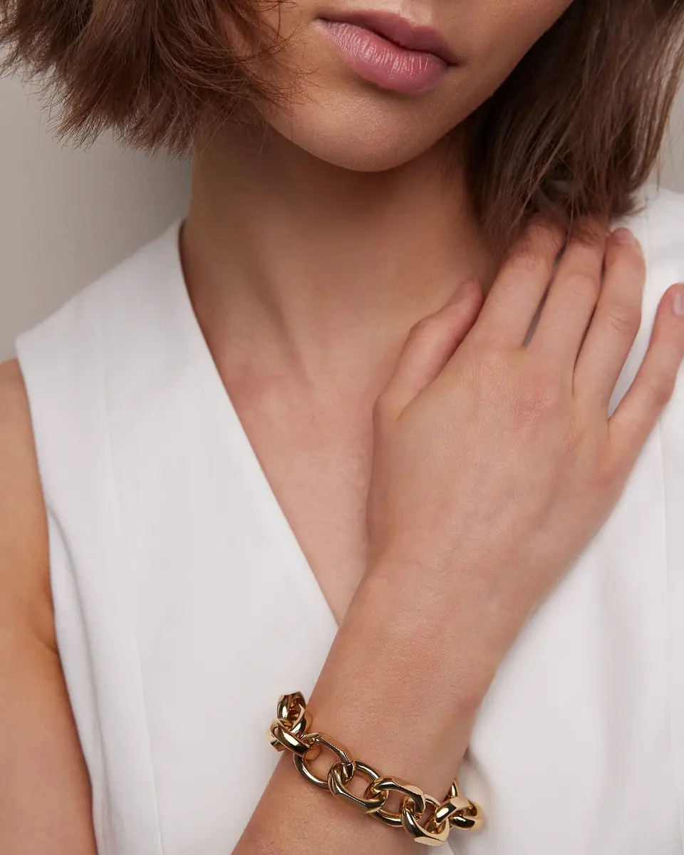 Jennifer Fisher Jennifer Fisher Small City Link Bracelet Yellow | Thumbnail 2 Jennifer Fisher Jennifer Fisher Small City Link Bracelet Yellow | Thumbnail 2