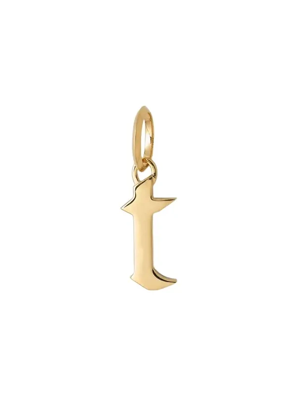 Jennifer Fisher Lower Case Gothic Letter Charm in 14K Yellow Gold T