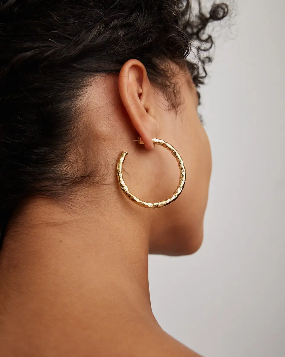 Jennifer Fisher Jennifer Fisher 1.5 Hailey Baby Hoops Yellow | Thumbnail 2 Jennifer Fisher Jennifer Fisher 1.5 Hailey Baby Hoops Yellow | Thumbnail 2