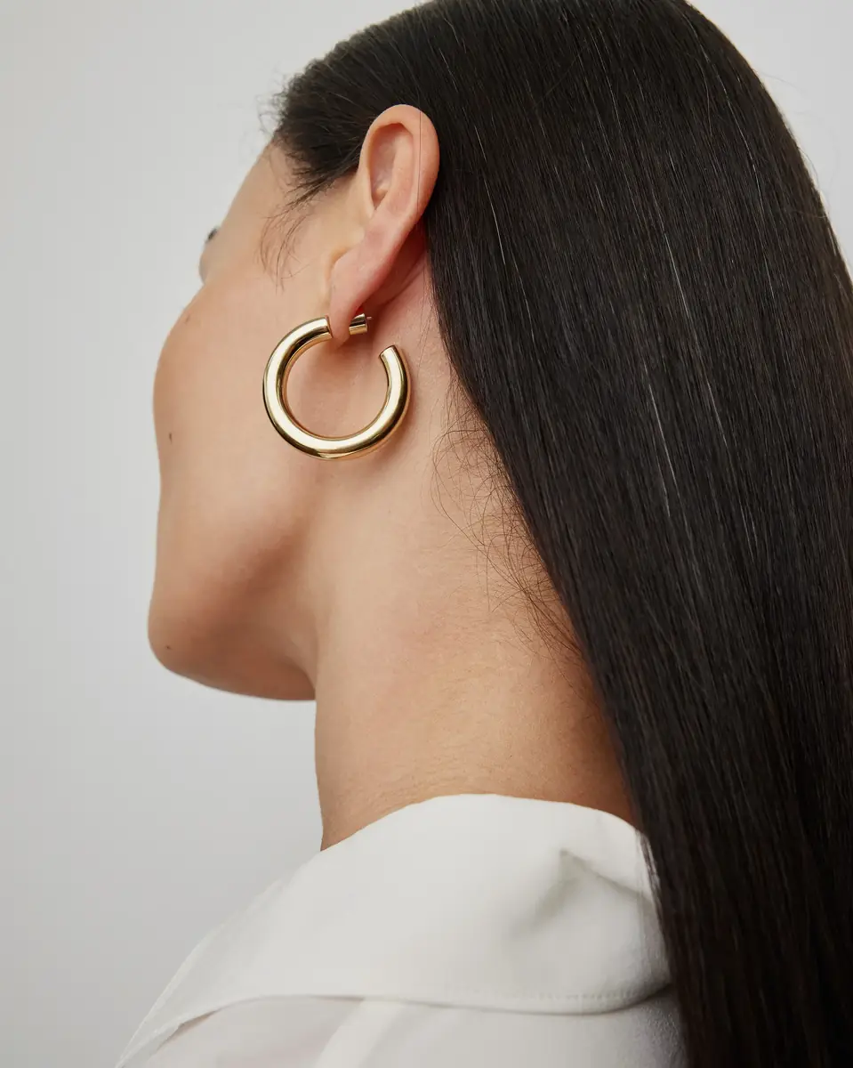 Jennifer Fisher Jennifer Fisher 1 Natasha Mini Hoops Yellow | Thumbnail 2
