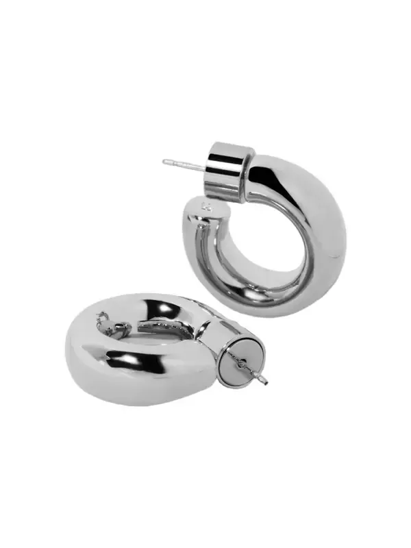 Jennifer Fisher Samira Micro Huggies Silver