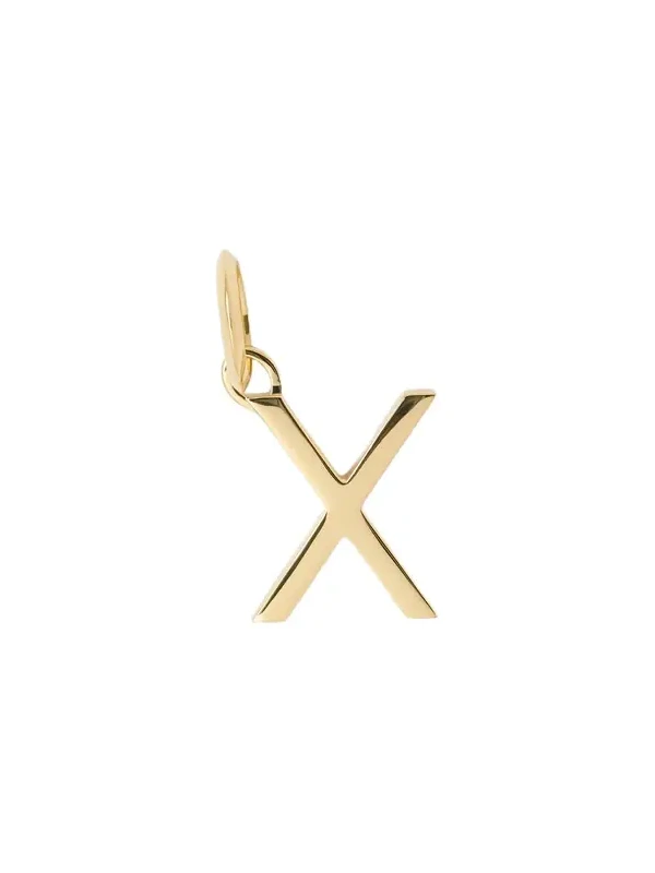 Jennifer Fisher Minimal Block Letter Charm in 14K Yellow Gold X Jennifer Fisher Minimal Block Letter Charm in 14K Yellow Gold X