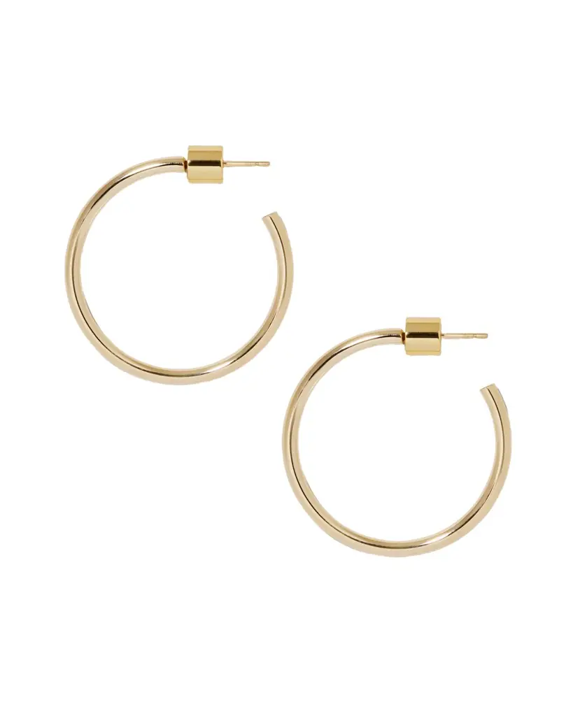 Jennifer Fisher 1 Thread Mini Hoops Yellow Jennifer Fisher 1 Thread Mini Hoops Yellow