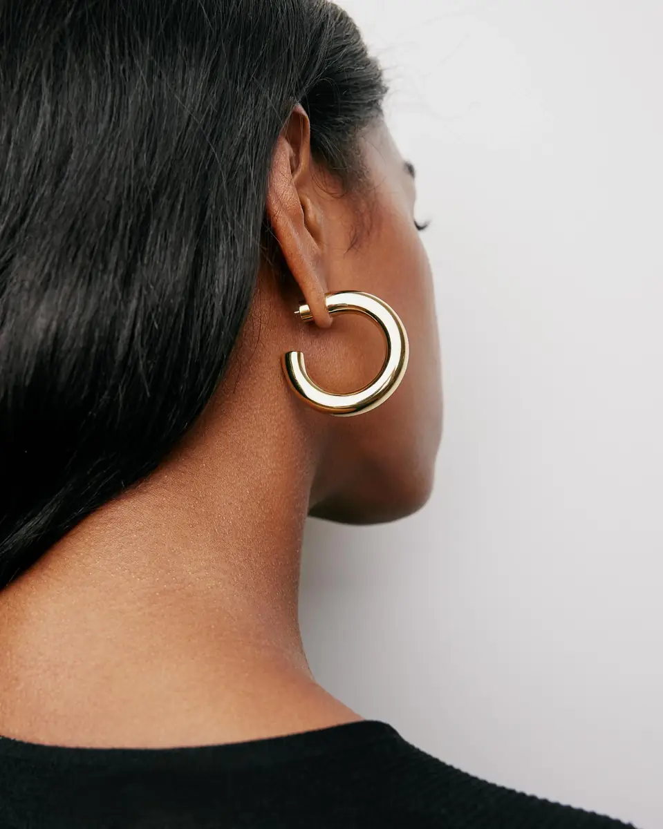 Jennifer Fisher Jennifer Fisher 1 Jamma Mini Hoops Yellow | Thumbnail 2 Jennifer Fisher Jennifer Fisher 1 Jamma Mini Hoops Yellow | Thumbnail 2