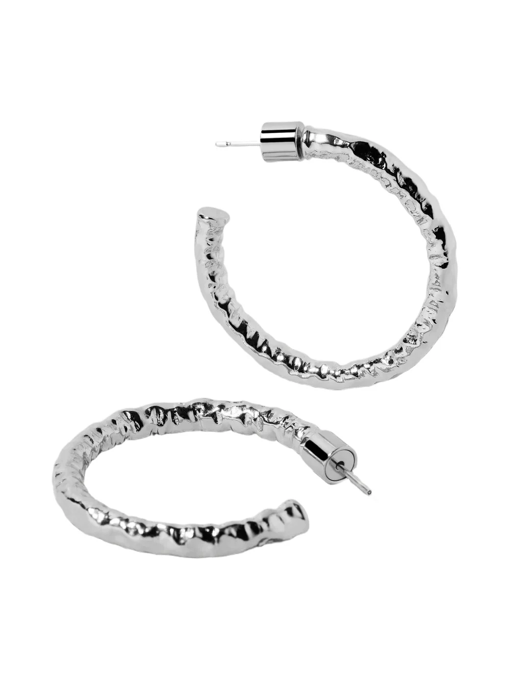 Jennifer Fisher 1 Hailey Mini Hoops Silver Jennifer Fisher 1 Hailey Mini Hoops Silver