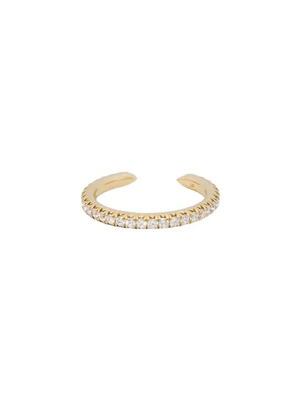 Jennifer Fisher Pin Pavé Diamond Ring in 18K Yellow Gold 5