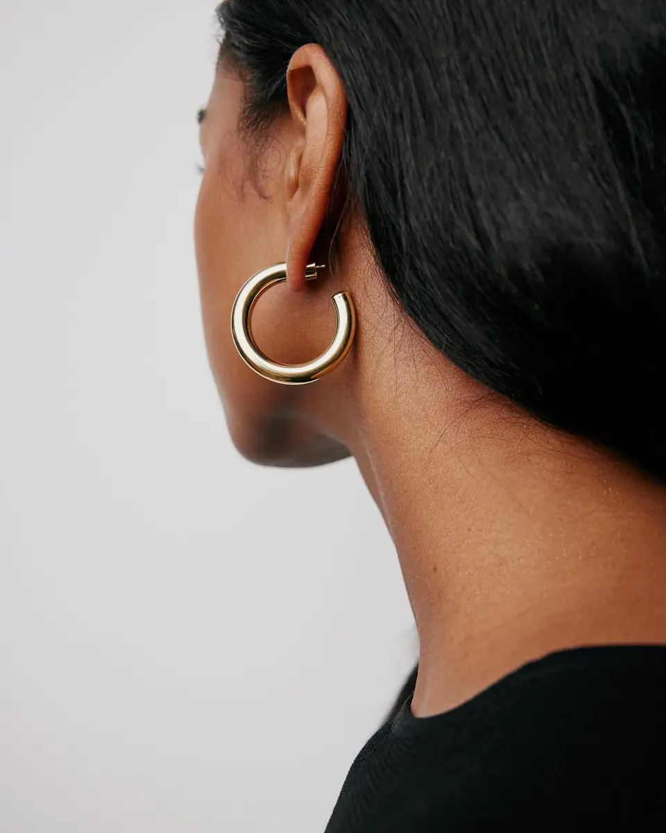 Jennifer Fisher Jennifer Fisher 1 Samira Mini Hoops Yellow | Thumbnail 2 Jennifer Fisher Jennifer Fisher 1 Samira Mini Hoops Yellow | Thumbnail 2