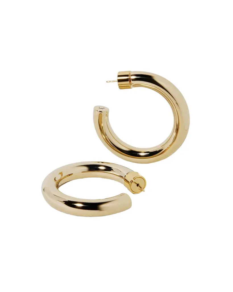 Jennifer Fisher 1 Samira Mini Hoops Yellow Jennifer Fisher 1 Samira Mini Hoops Yellow