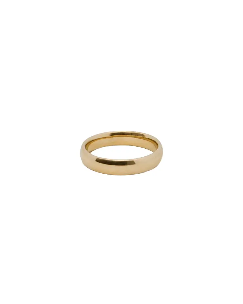 Jennifer Fisher 4mm Wedding Band in 18K Yellow Gold 6 Jennifer Fisher 4mm Wedding Band in 18K Yellow Gold 6