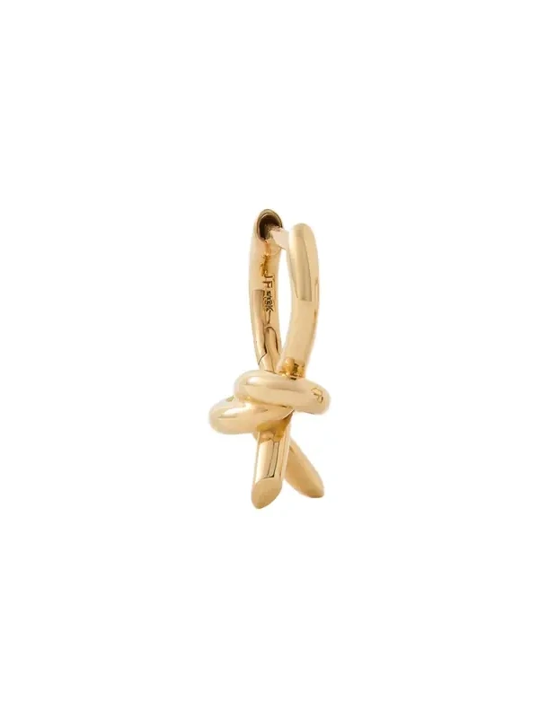 Jennifer Fisher Knot Micro Huggie Single Left Ear