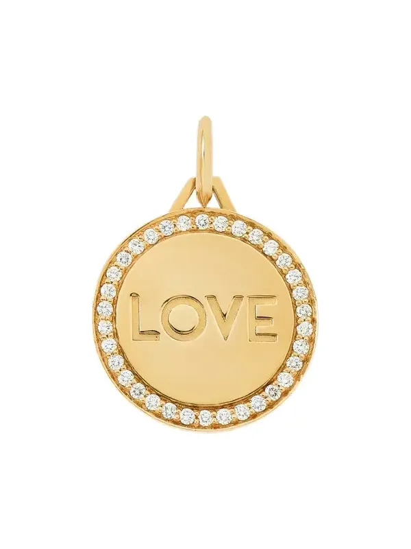 Jennifer Fisher Personalized Luxe Circle in 18K Yellow Gold