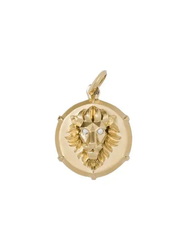 Jennifer Fisher Lion Head Circle 18K Yellow Gold Jennifer Fisher Lion Head Circle 18K Yellow Gold