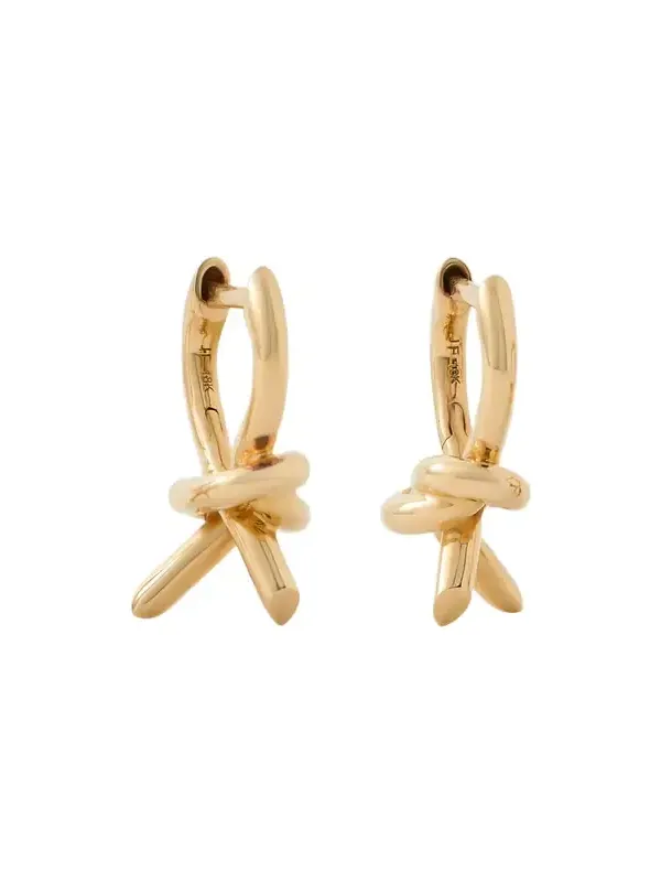 Jennifer Fisher Knot Micro Huggie Single Right Ear Jennifer Fisher Knot Micro Huggie Single Right Ear