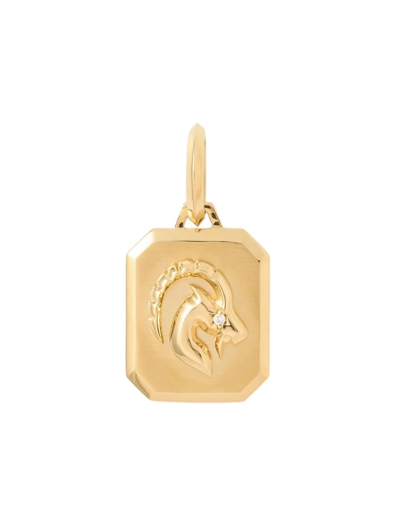 Jennifer Fisher Zodiac Charm with Diamond in 18K Yellow Gold Capricorn Jennifer Fisher Zodiac Charm with Diamond in 18K Yellow Gold Capricorn