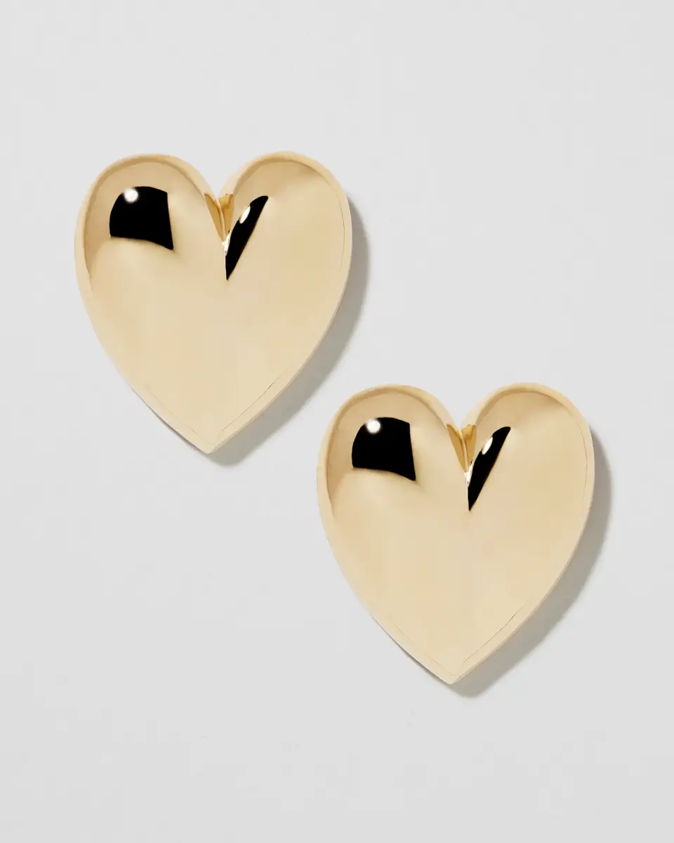 Jennifer Fisher Jennifer Fisher Puffy Heart Earrings Silver | Thumbnail 2 Jennifer Fisher Jennifer Fisher Puffy Heart Earrings Silver | Thumbnail 2