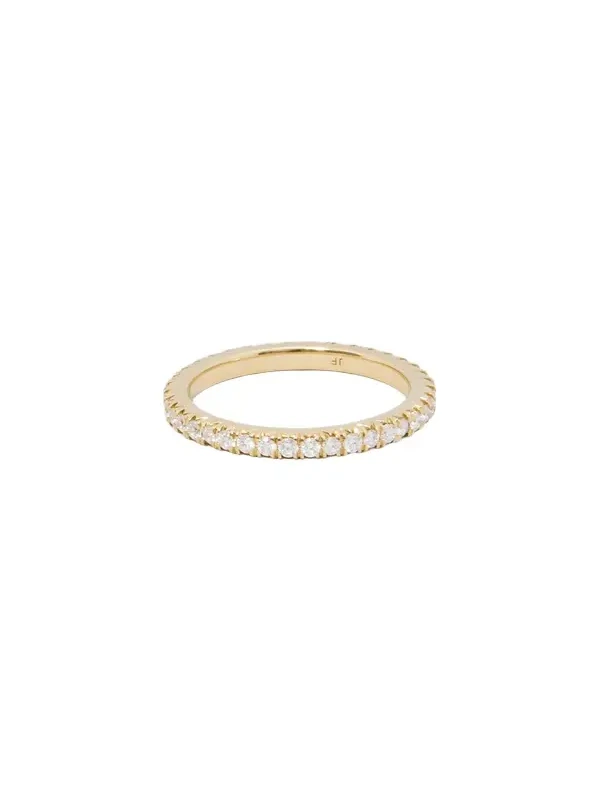 Jennifer Fisher Diamond Eternity Wedding Band in 18K Yellow Gold 6 Jennifer Fisher Diamond Eternity Wedding Band in 18K Yellow Gold 6