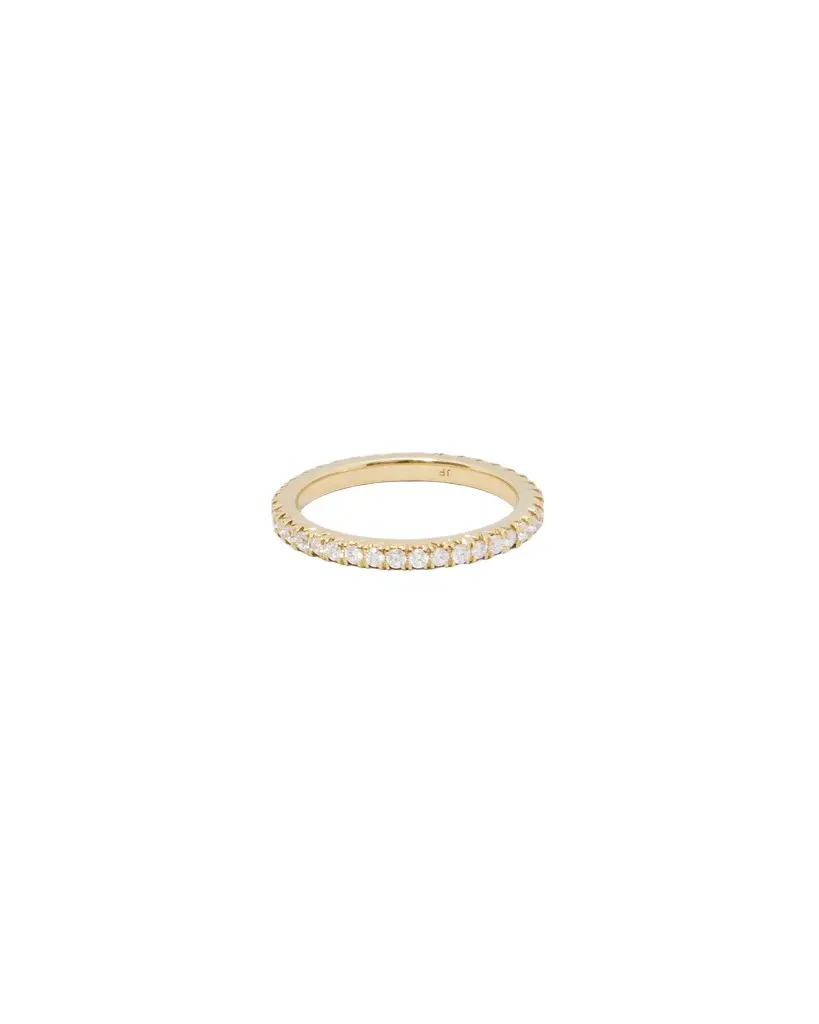 Jennifer Fisher Diamond Eternity Wedding Band in 18K Yellow Gold 6