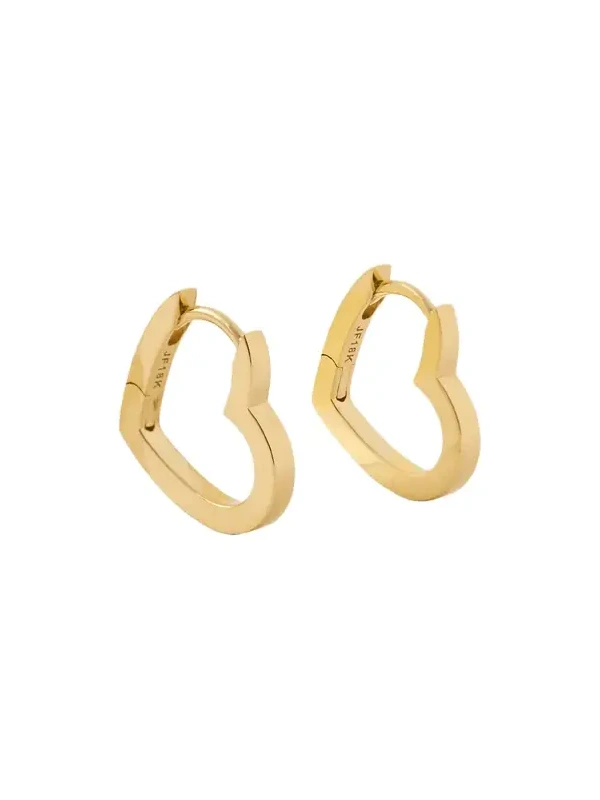 Jennifer Fisher 18k Small Heart Huggie 18K Yellow Gold Jennifer Fisher 18k Small Heart Huggie 18K Yellow Gold