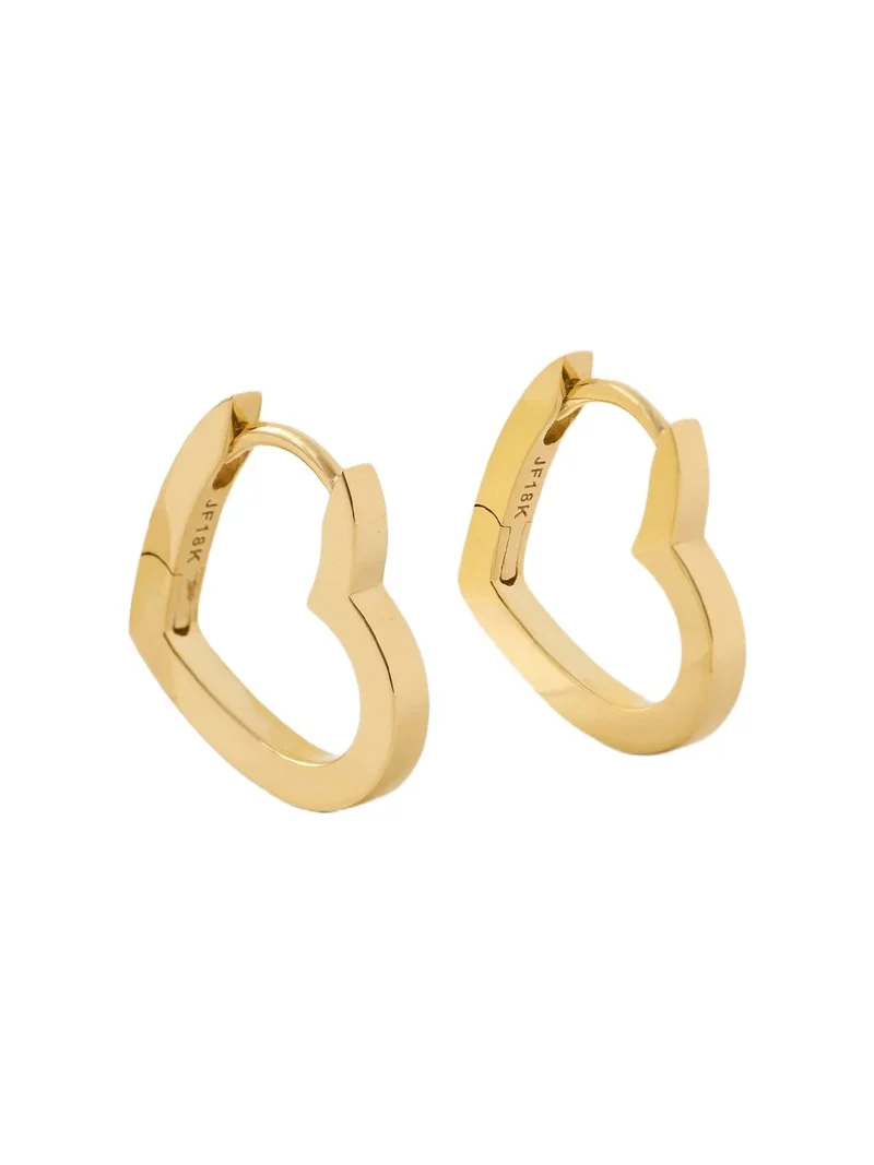 Jennifer Fisher 18k Small Heart Huggie 18K Yellow Gold Jennifer Fisher 18k Small Heart Huggie 18K Yellow Gold