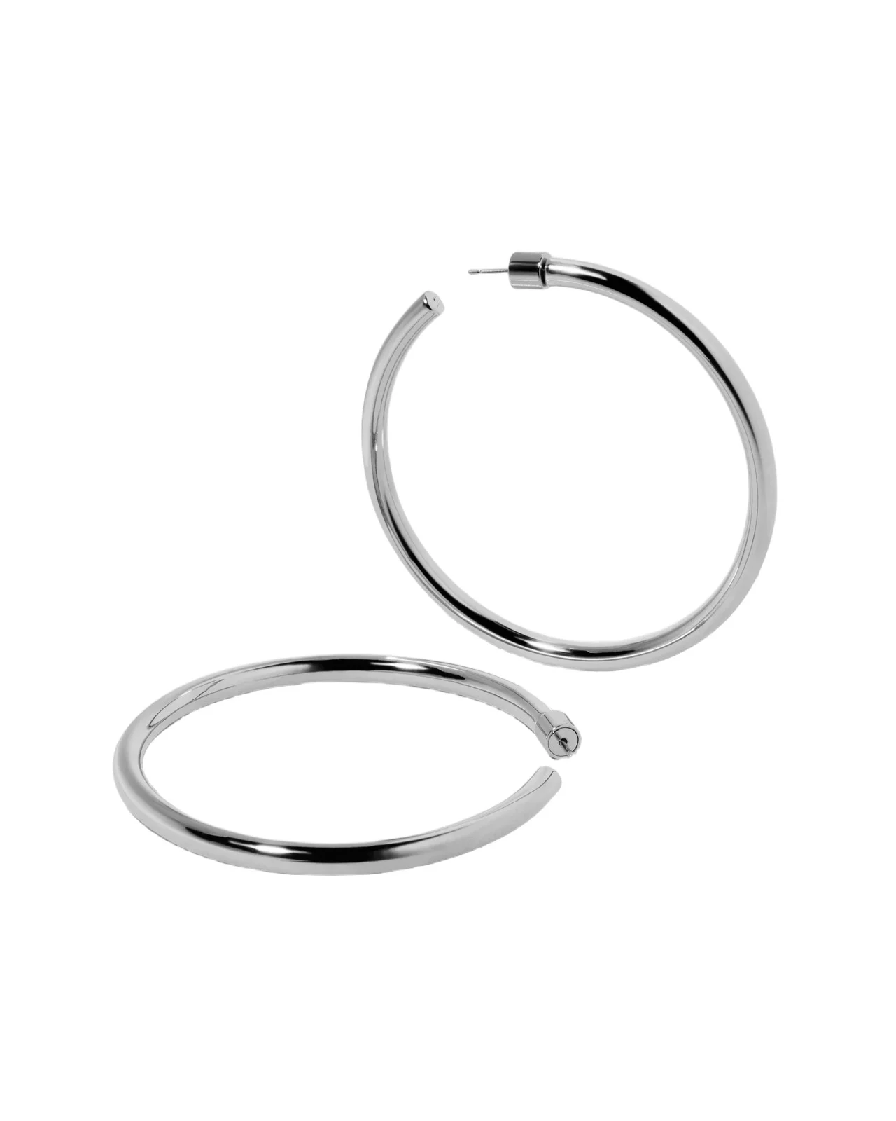 Jennifer Fisher 2 Lilly Hoops Silver