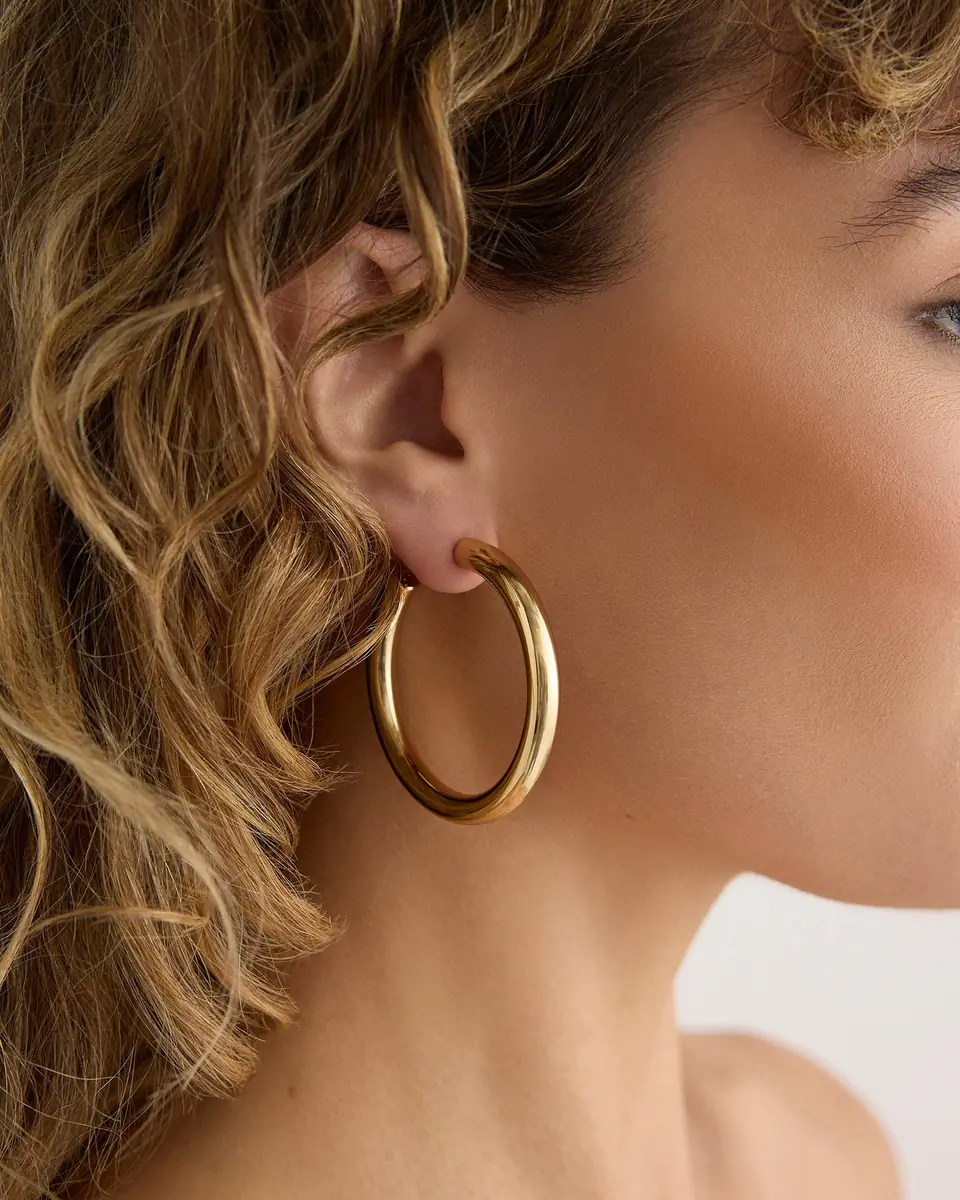 Jennifer Fisher Jennifer Fisher 1.5 Samira Baby Hoops | Thumbnail 2