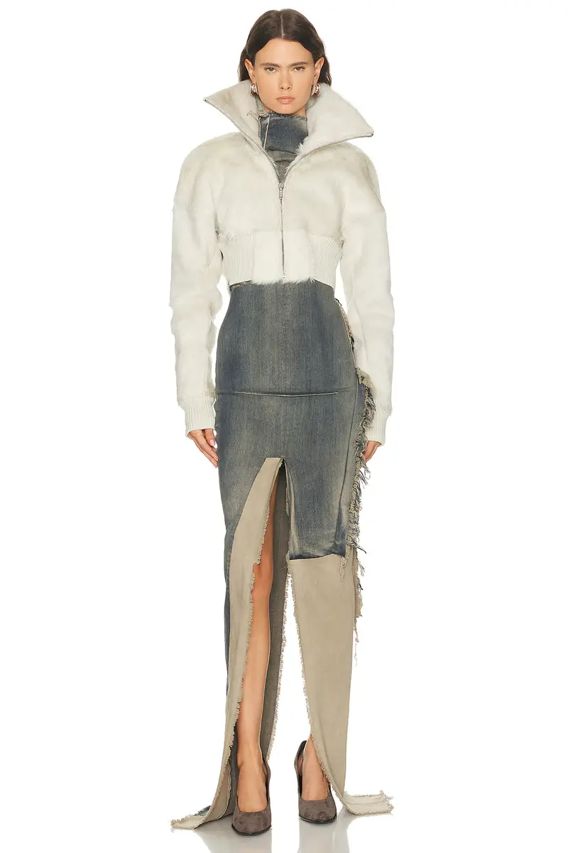 Rick Owens Dracucollar Cropped Jacket | Thumbnail 4 Rick Owens Dracucollar Cropped Jacket | Thumbnail 4