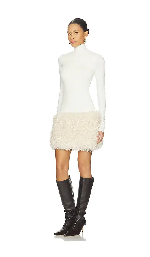 Aniye Records Nika Faux Fur Mini Dress | Thumbnail 2 Aniye Records Nika Faux Fur Mini Dress | Thumbnail 2