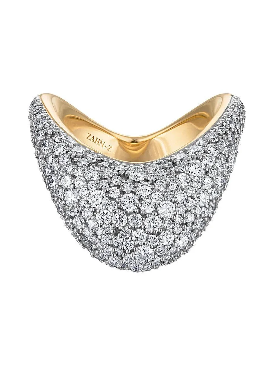 Diamond Two Tone Ring