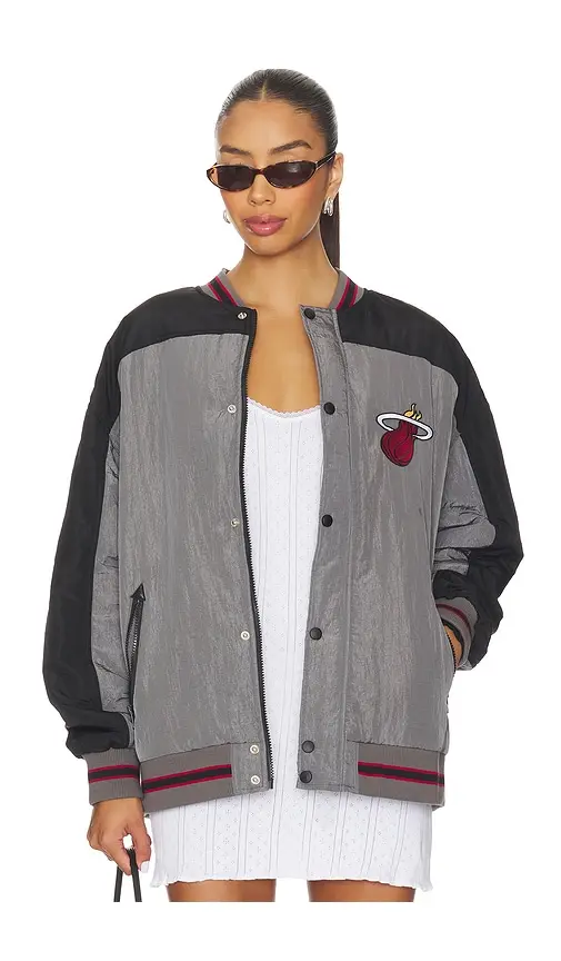 Terez x REVOLVE Miami Heat Double Yoke Bomber