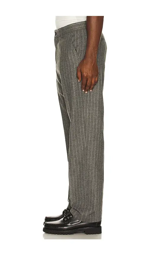 Les Deux Como Pinstripe Mouline Slacks | Thumbnail 2