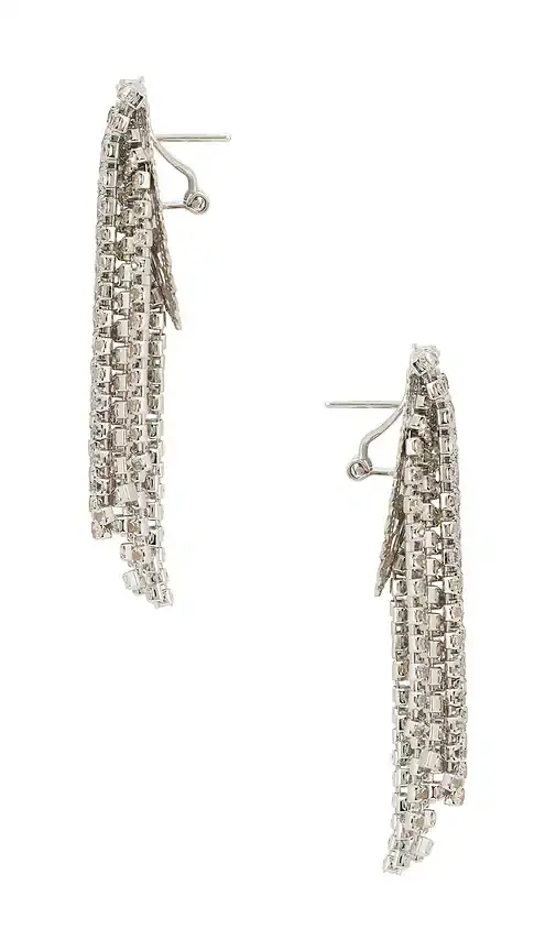Anton Heunis Omega Clasp Chandelier Brooch Earrings | Thumbnail 2