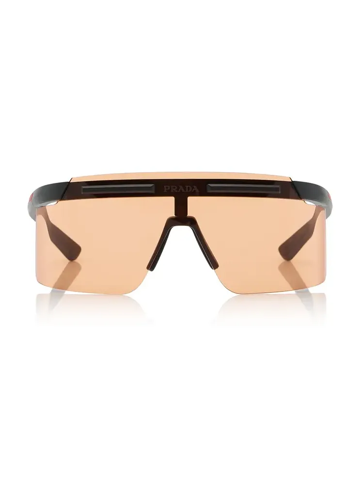 Prada Linea Rossa Mask-Frame Acetate Sunglasses