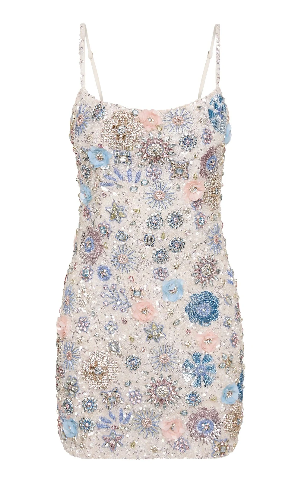 Francesca Beaded Tulle Mini Dress