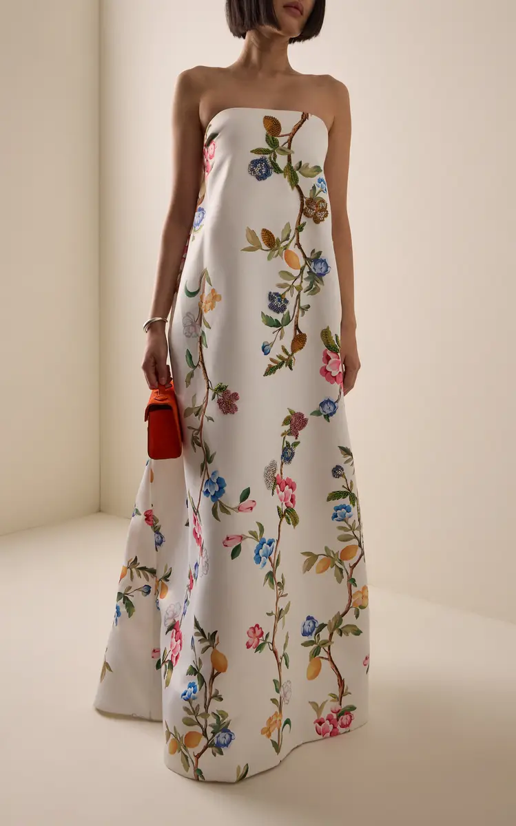 LEO LIN Phoebe Floral Gown | Thumbnail 2 LEO LIN Phoebe Floral Gown | Thumbnail 2