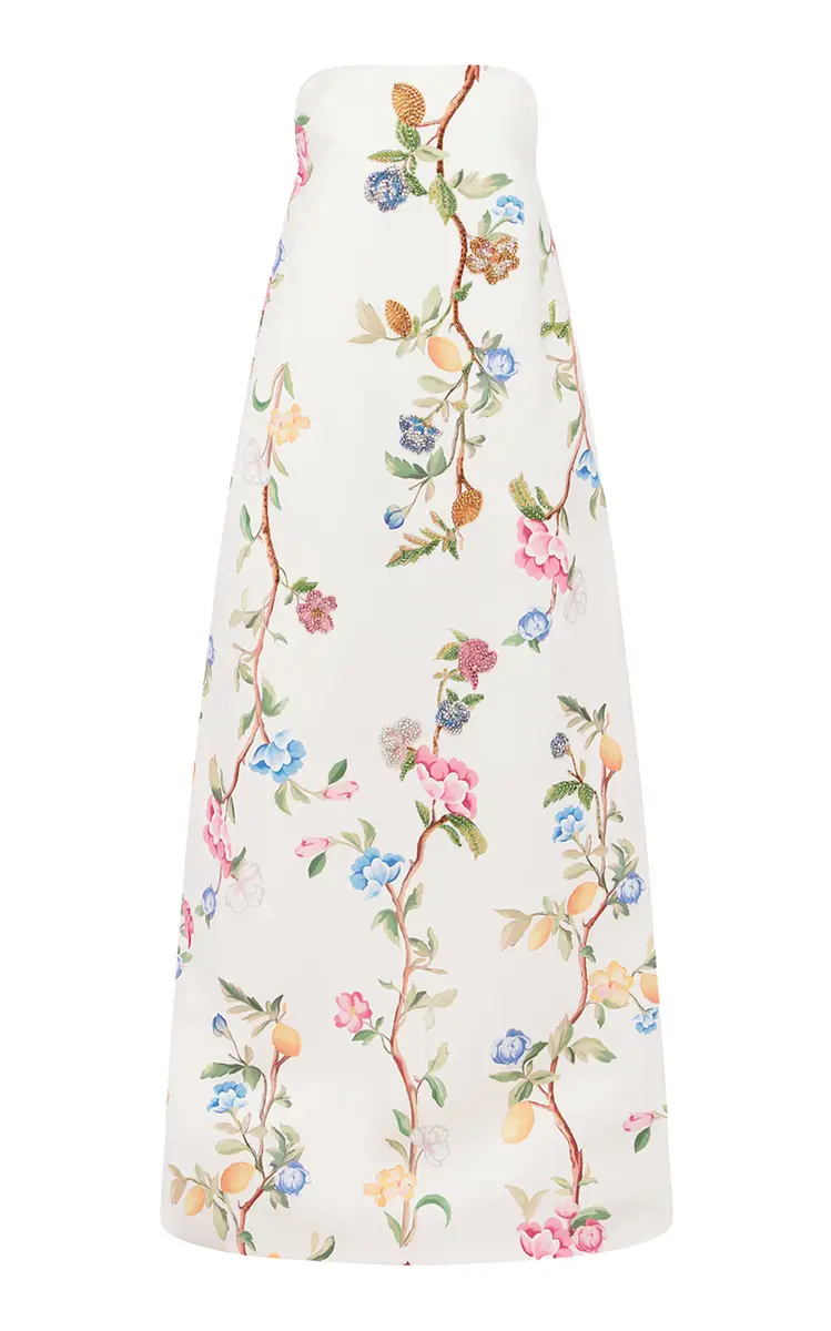 LEO LIN Phoebe Floral Gown | Thumbnail 7 LEO LIN Phoebe Floral Gown | Thumbnail 7