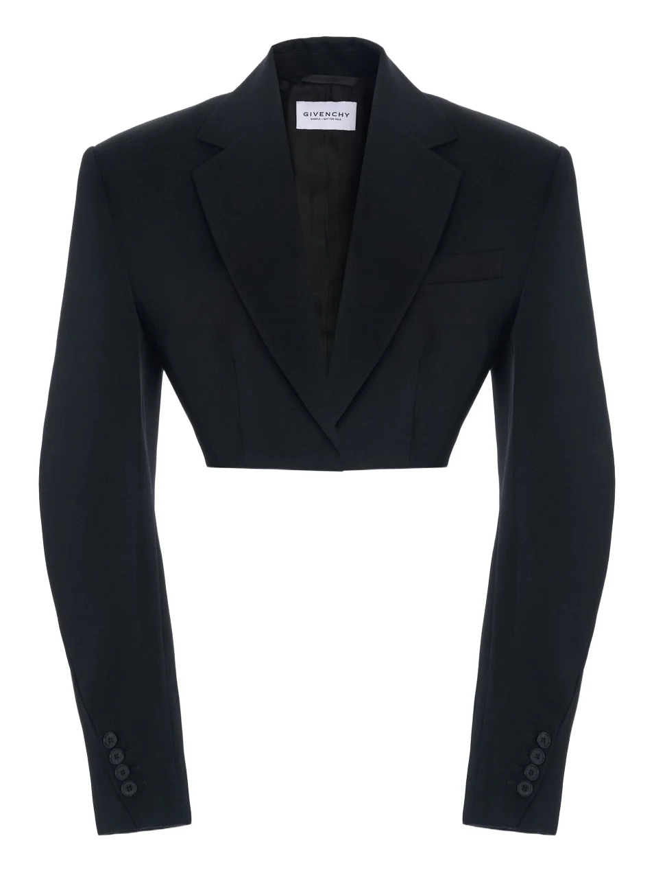 Givenchy Cropped Cocoon Tuxedo Jacket