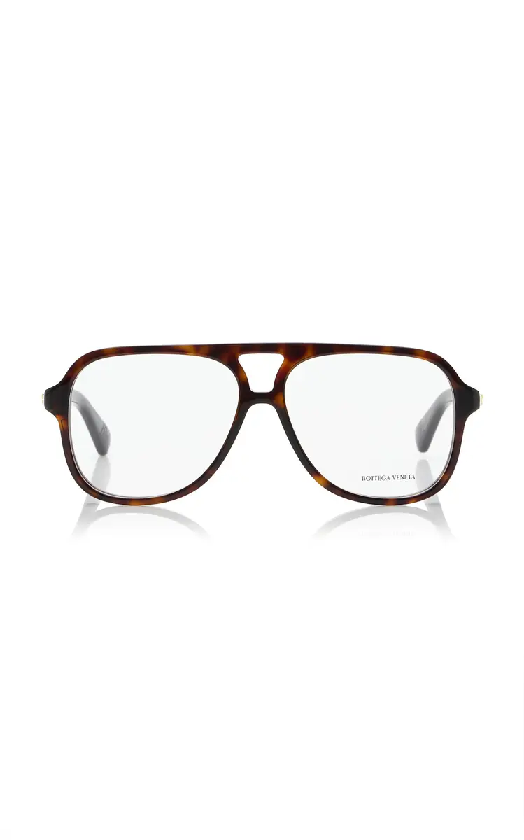Bottega Veneta Aviator-Frame Acetate Glasses | Thumbnail 4