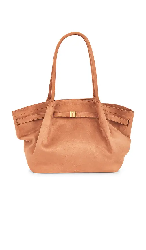 JW PEI Hana Medium Faux Suede Tote Bag | Image 1 JW PEI Hana Medium Faux Suede Tote Bag | Image 1
