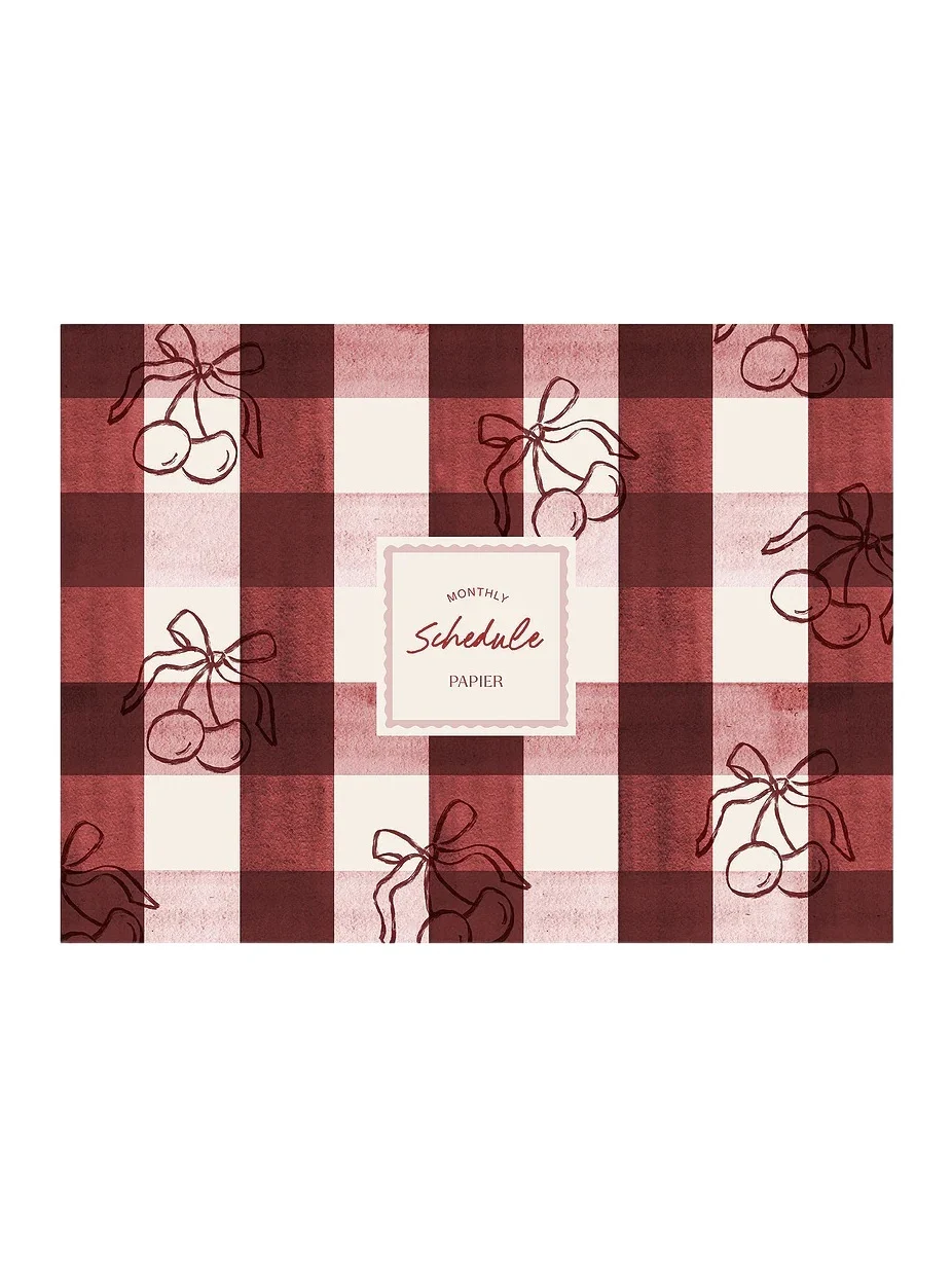 Papier Picnic Productivity Monthly Planning Pad