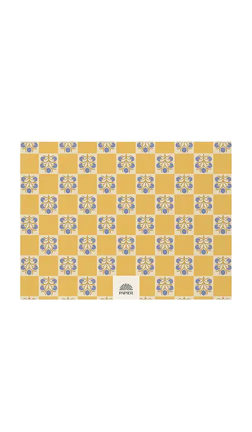 Papier Floral Checkerboard Undated Weekly Desk Planner | Thumbnail 2