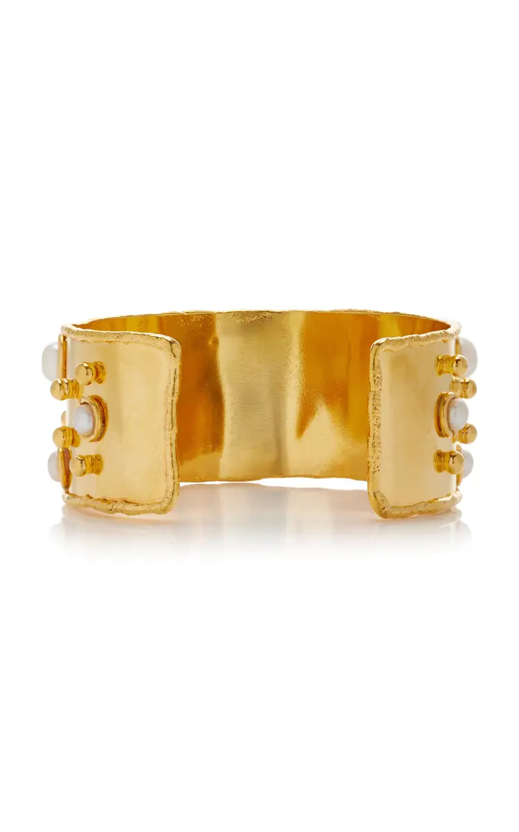 Sylvia Toledano Byzantine 22K Gold-Plated Pearl Cuff | Thumbnail 5 Sylvia Toledano Byzantine 22K Gold-Plated Pearl Cuff | Thumbnail 5