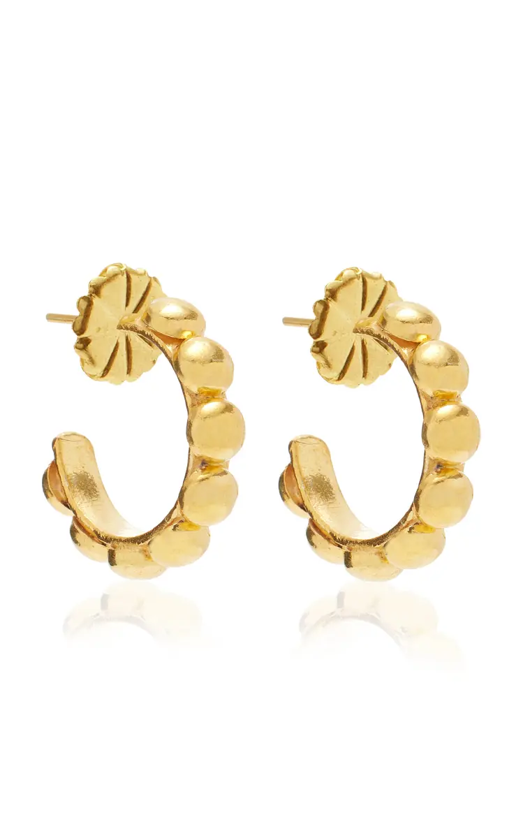 Sylvia Toledano Mini Créole Gold-Plated Earrings