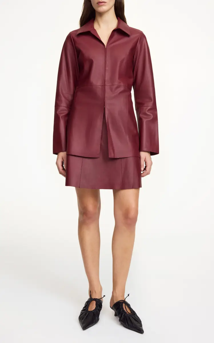 By Malene Birger Alleys Leather Top | Thumbnail 5 By Malene Birger Alleys Leather Top | Thumbnail 5