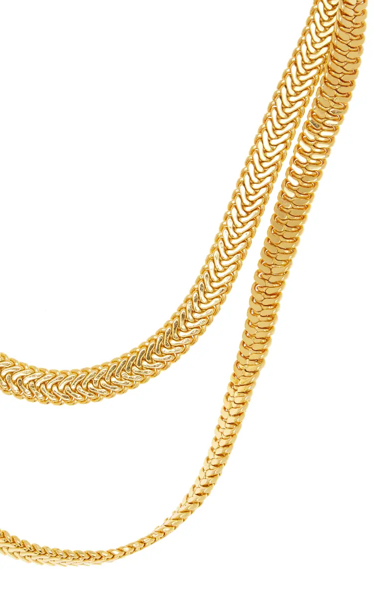 Sylvia Toledano Snake 22K Gold-Plated Necklace | Thumbnail 4 Sylvia Toledano Snake 22K Gold-Plated Necklace | Thumbnail 4