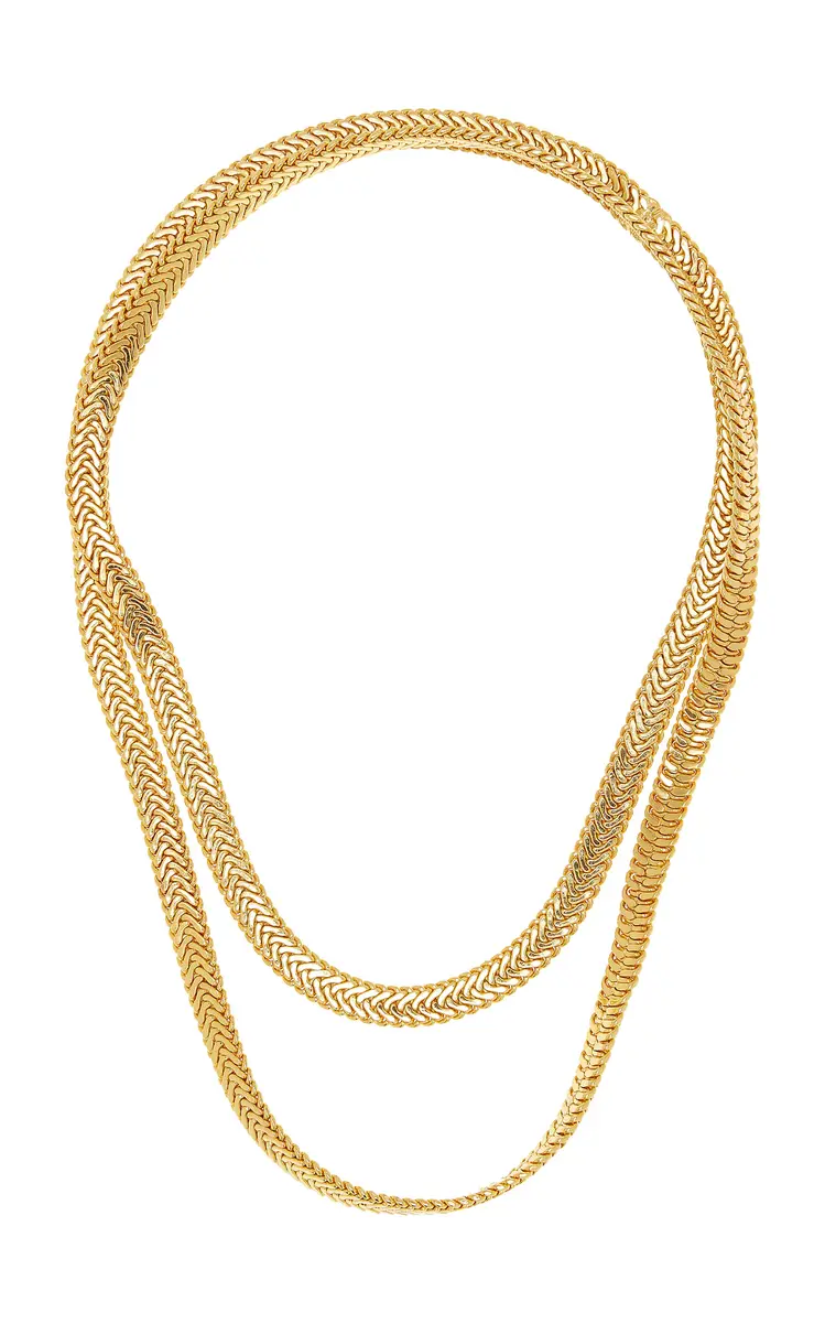 Sylvia Toledano Snake 22K Gold-Plated Necklace | Thumbnail 6 Sylvia Toledano Snake 22K Gold-Plated Necklace | Thumbnail 6