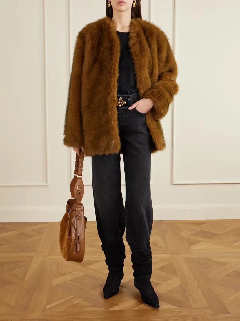 Isabel Marant Aglae Plush Jacket | Thumbnail 2